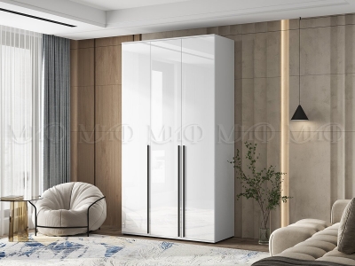 Шкаф 4-х створчатый Норд 1600 Белый/Белый глянец холодный - купить ...